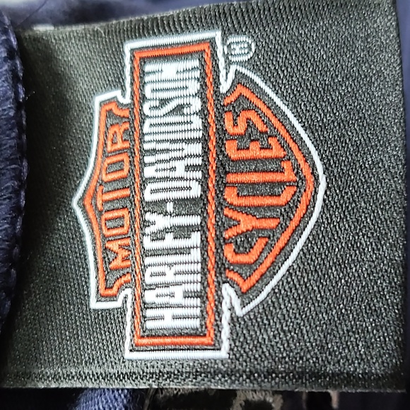 HARLEY-DAVIDSON WOMEN BLUE SHORT SLEEVE TIEBACK JAMESTOWN, CA SIZE XL TEE SHIRT - Picture 5 of 8